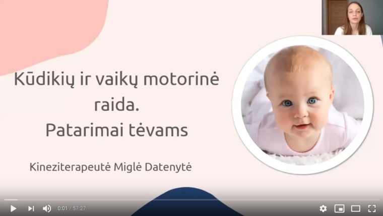 Kūdikio raida nuo gimimo iki 2-iejų metų